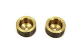 Brass cooling fin for spark plug, fits early type 14mm or 18mm w screw terminals