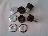 Stiffen up Tall Bars! Urethane Handlebar Riser Bushings/Dampers Kit, Fits '73-Up