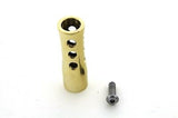 Brass concave shifter peg, Fits Harley FL 1952-1984, FX 1971-1984