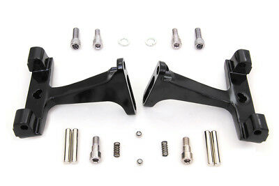 Black Passenger Footboard Mount Kit