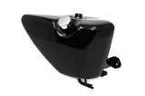 Side fill oil tank for 1997-2003 XL Sportster models features black finish