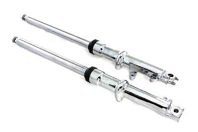 41mm Fork Slider Assembly w Chrome Sliders for Harley FXWG 1980-1983