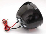 Black Classic 12V Dual Bulb Ford Model A Bobber Taillight w License Plate Light