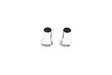 Chrome front axle spacers, 5/8" x 1-5/8" Long, Great for Spoolies & Mini-Brake's