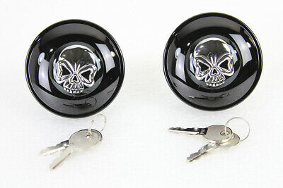 Keyed Gas Cap Set Vented and Non-Vented Black