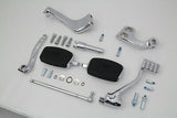 Chrome 3" Extension Mid Control Kit with Mini Footboards