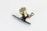 Brass-Plated aluminum billet LED Search Light Tail Lamp Assembly w License Brckt