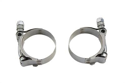 EXHAUST CLAMP SET, STAINLESS STEEL