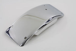 Chrome curved Fender extension replaces stock plastic @ Softail FX/FLST 1986-99