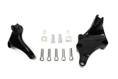 Passenger footpeg mount kit includes RH and LH black brackets FIts XL 2014-Up