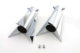 Rocket three fin style Exhaust Ends fit over 2" o.d. muffler or exhaust tubes
