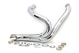 3" Chrome Wyatt Gatling 2 into 1 Exhaust Pipe Hot Rod Header Kit, FXST 2012-2017