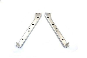 Chrome Saddlebag Guard Kit Brackets replaces OEM No: 90718-79C for FLT 1979-2013