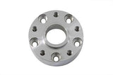 Polished 1.38" thick spacer, double threaded, mount pulley/sprocket @pre-00 hub