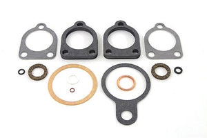 1-1/4" 3-Bolt Linkert Carburetor Gasket Kit, Fits H-D EL 1936-1940, FL 1941-1965