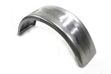 Unfinished 9" wide heavy duty rear bobbed flat fender rolled 16 gauge steel