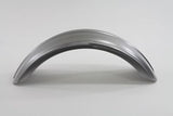 Round profile chopper raw fender, 9" wide, ribbed type British Style center bead