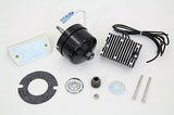 Black 12 Volt Alternator Generator Conversion Kit fits Harley FL 1941-1969