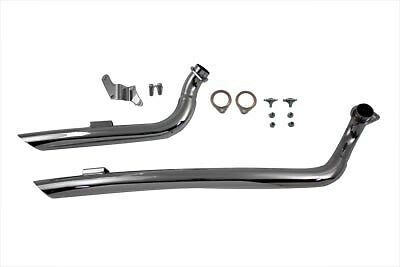Exhaust Drag Pipe Set Curved fits FX 1971-1984, 2