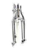 Replica Harley 1941-1945 28" Inline Spring Fork Assembly Chrome