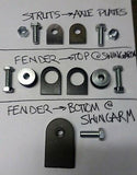 Rear Fender Mount Kit for Vintage Rigid FL Style Rear Fender to Softail Swingarm