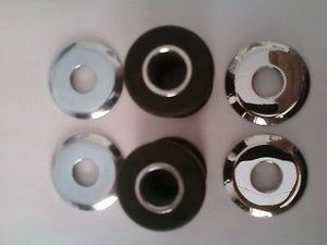 Stiffen up Tall Bars! Urethane Handlebar Riser Bushings/Dampers Kit, Fits '73-Up