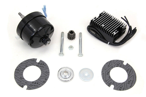 Black 12 Volt Alternator Generator Conversion Kit