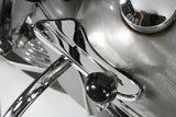 Chrome tank hand shifter kit & hardware for 3.5 gallon tanks, Fits FL 1947-1964