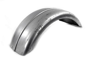 Round profile chopper raw fender, 10" wide,ribbed type British Style center bead