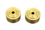 Brass cooling fin for spark plug, fits early type 14mm or 18mm w screw terminals