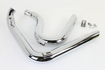 FXST Zoomies Exhaust Drag Pipe Set Chrome