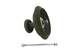 Olive Drab Front wheel hub for 45 includes drum, axle nuts, & internal bearings