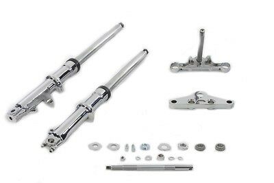 41mm Wide Glide Fork Kit with Chrome Sliders Fits: XL 1982-UP 10