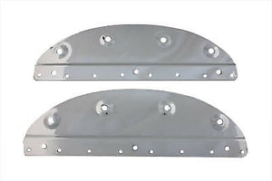 Chrome Saddlebag Mount Plate Set