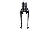 32" Inline Spring Fork Assembly Black