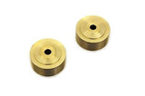 Brass cooling fin for spark plug, fits early type 14mm or 18mm w screw terminals