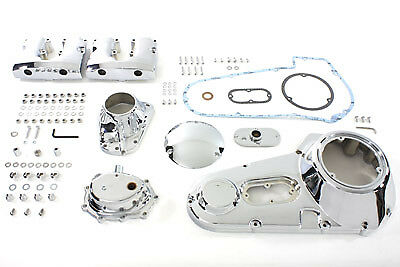 Chrome Engine Dress Up Kit, Fits FX 1971-1984, Shovelhead 4-speed chain drive