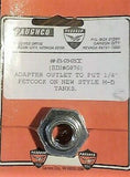 Adapt 1/4" NPT Petcock To Later - 1975-Up - Style 22mm Male Bung HD Gas Tanks
