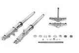 41mm Wide Glide Fork Kit with Chrome Sliders Fits: XL 1982-UP 10" dual disc