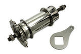 Thor Rear Hub Assembly w nickel plated finish made by Michael Lange Company