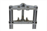 Fork Assembly with Chrome Sliders 4" Over Stock