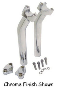 V-FACTOR PULLBACK RISER LOWER CLAMP SET FOR ALL MODELS CHROME