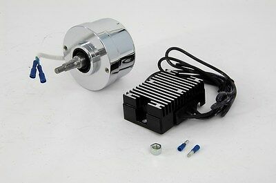 Alternator Generator Conversion Kit,incl. compact 17 amp high output alternator