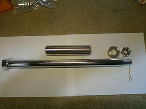 1" x 18.5" Axle Kit - 280 Tire Width Hardtails + Spacer Tube + Adjuster Collar