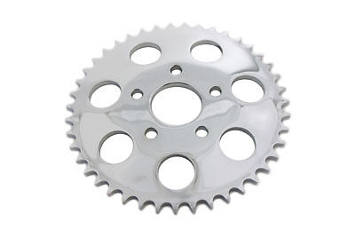 REAR DISC BRAKE SPROCKET, CHROME, 51T