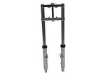 Fork Assembly with Chrome Sliders 10" Over Stock