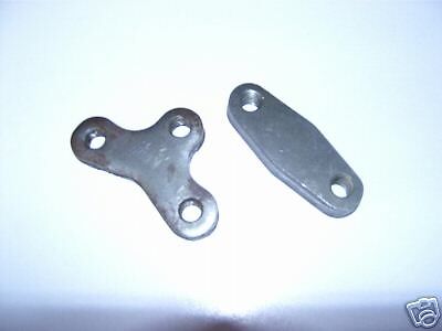 Weld-On Harley Big Twin/Softail Pre-00 Style Frame Forward Control Mount Bosses