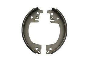 Rear brake shoe set for hydraulic brake. Replaces OEM# 41801-63