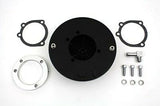 Black round mesh air cleaner is 5-1/2" fits Harley Softail FXST 1990-2015