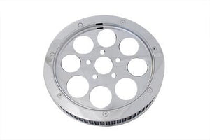 Chrome rear drive pulley,1-1/2" wide replaces OEM No: 40221-85A @ FXST 1986-1999